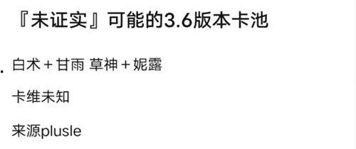4.0原神卡池爆料最新,神秘新角色与元素交织的冒险启程  第1张 4.0原神卡池爆料最新,神秘新角色与元素交织的冒险启程  第1张
